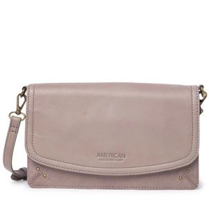 American Leather Company Crossbody Brenton Ash Grey
